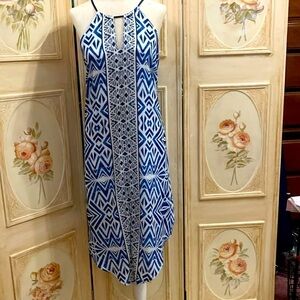 Adorable asymmetric summer dress